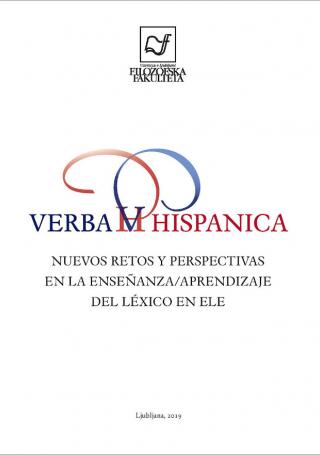 Naslovnica revije Verba Hispanica
