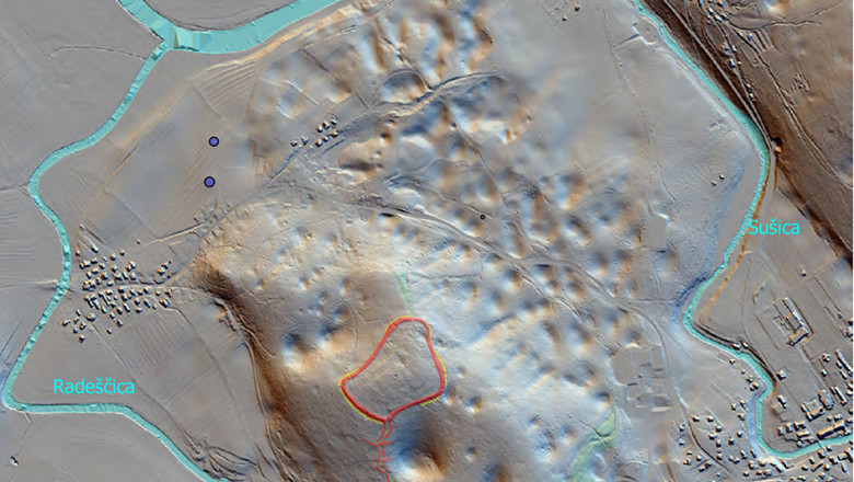 Najdišče najdišča Cvinger pri Dolenjskih Toplicah (izdelava: D. Mlekuž).