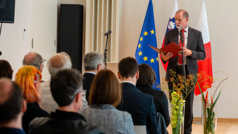 Rektor Univerze v Ljubljani prof. dr. Gregor Majdič